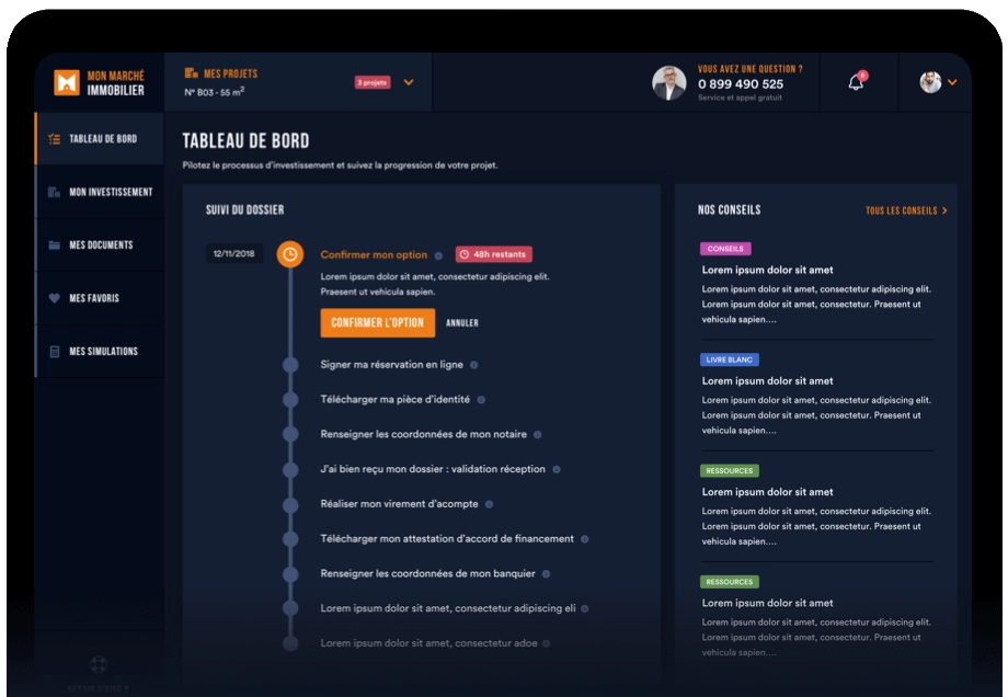 avantage mon marché immobilier