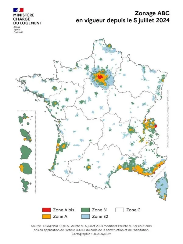 carte zonage abc